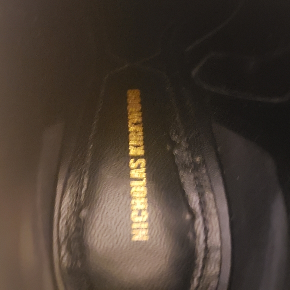 Nicholas Kirkwood Polacchino Black Leather Booties - Picture 8 of 9